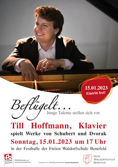Till Hoffmann spielt Werke von Schubert und Dvorak